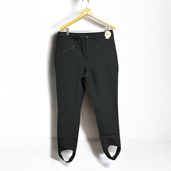 ❄️NEW w.tag OFFLINE By Aerie Chillside Collection Black Snow Pants w Stirrups LG - Picture 2 of 11
